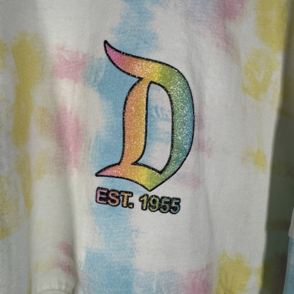 NWT! Disneyland Shaved Ice Eats Spirit Jersey tye Dye | Adult XL - Picture 3 of 8
